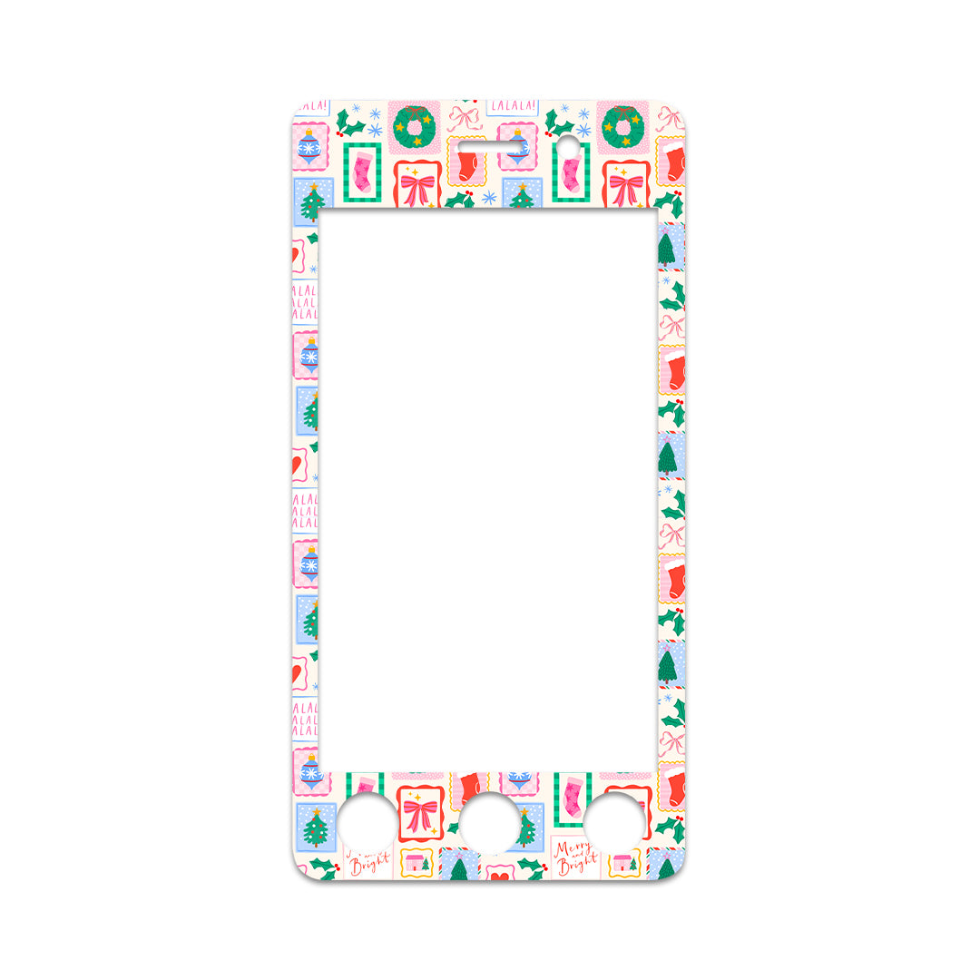 Holiday Greetings Sticker for Omnipod DASH® PDM – Pump Peelz