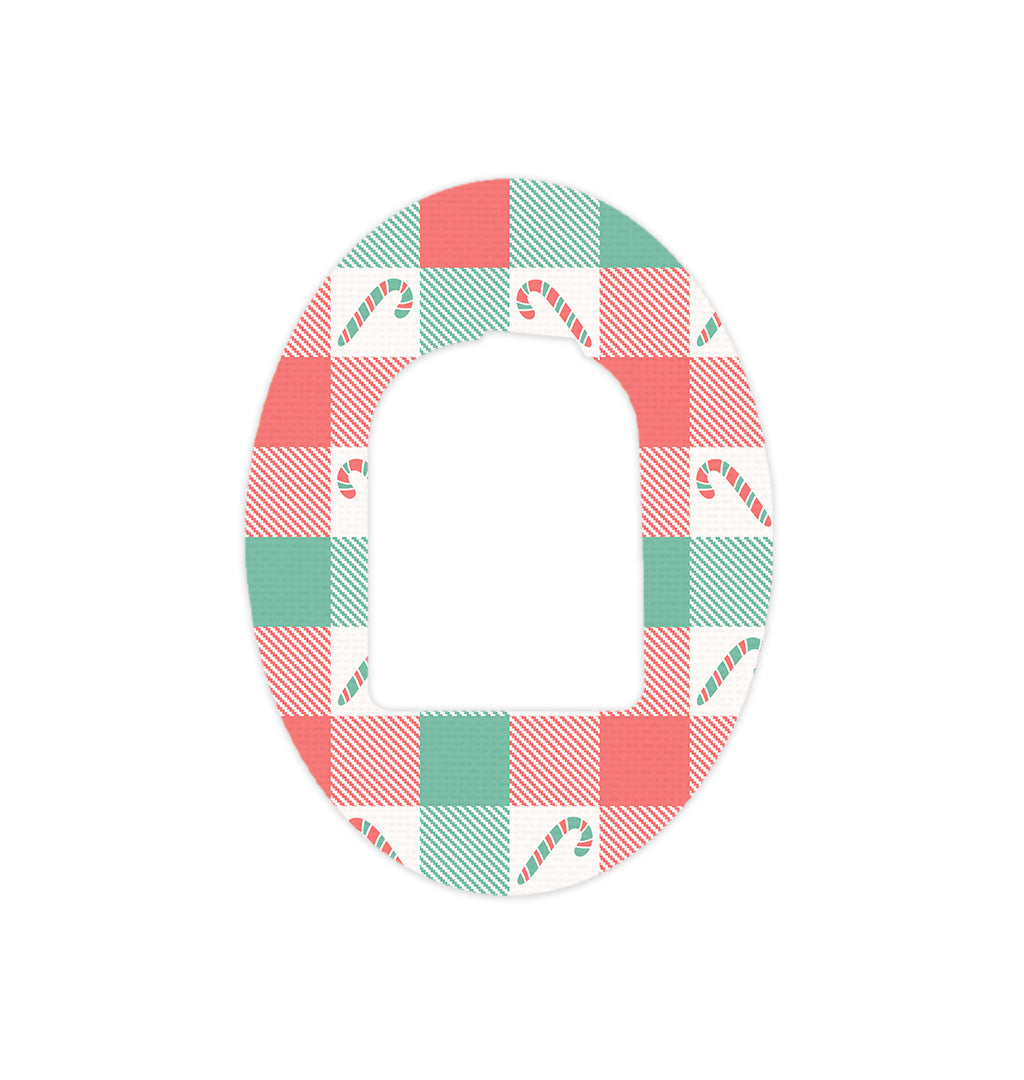 Peppermint Plaid Pod Patch Tape - Pump Peelz