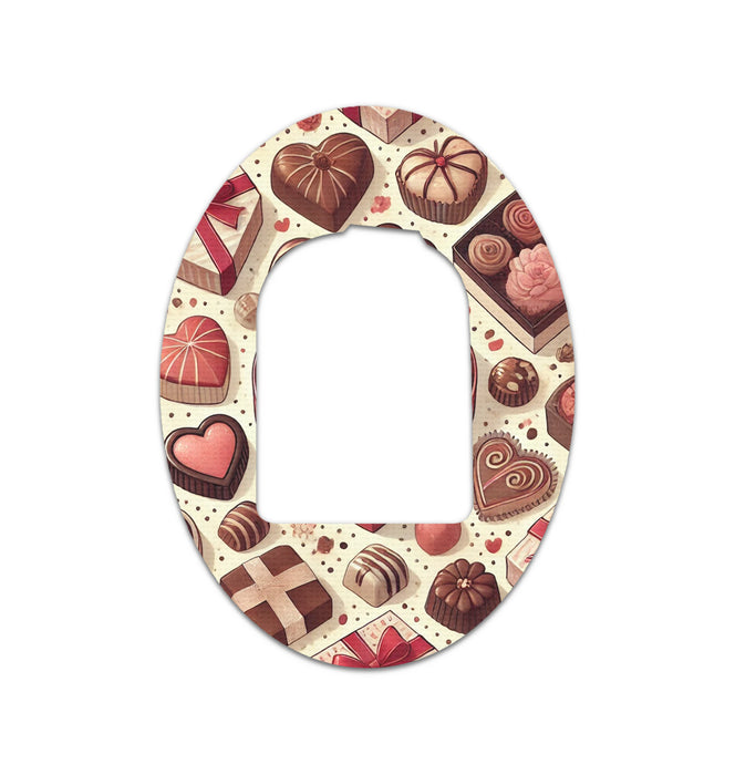 Chocolate Love Patch Tape Designed for the Omnipod