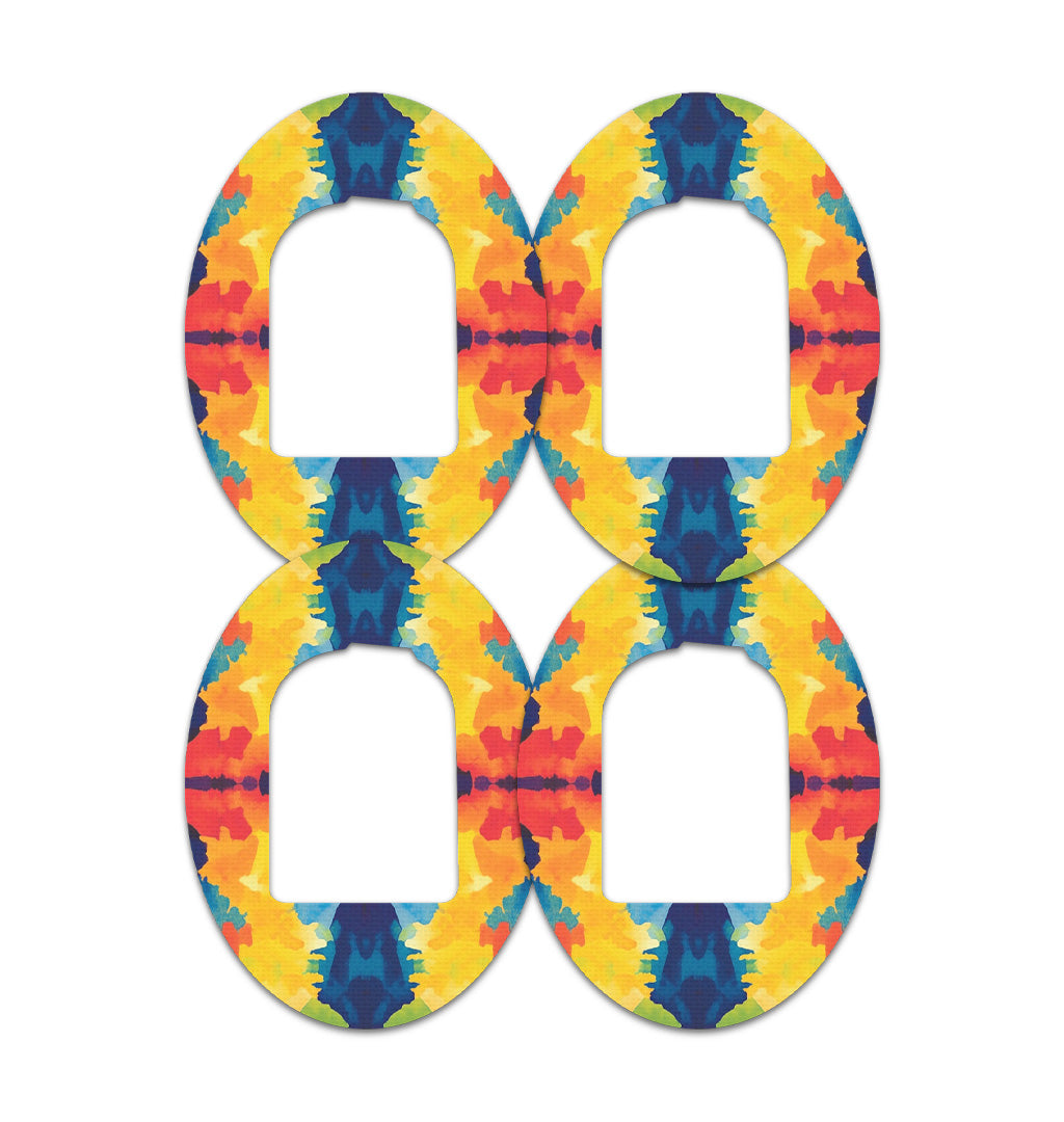 Bright Tie Dye Pod Patch Tape - Pump Peelz