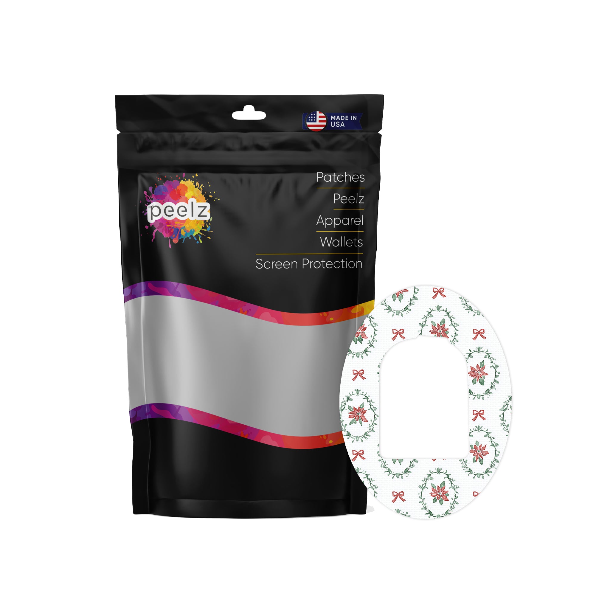 Poinsettia Parade Pod Patch Tape - Pump Peelz