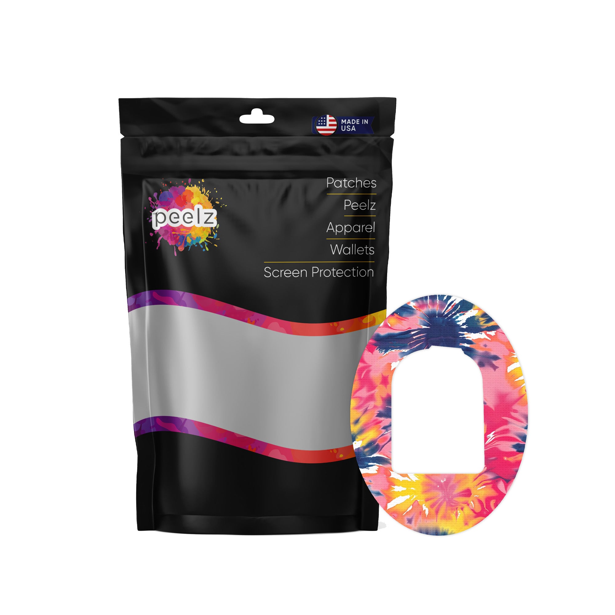 Summer Tie Dye Pod Patch Tape - Pump Peelz