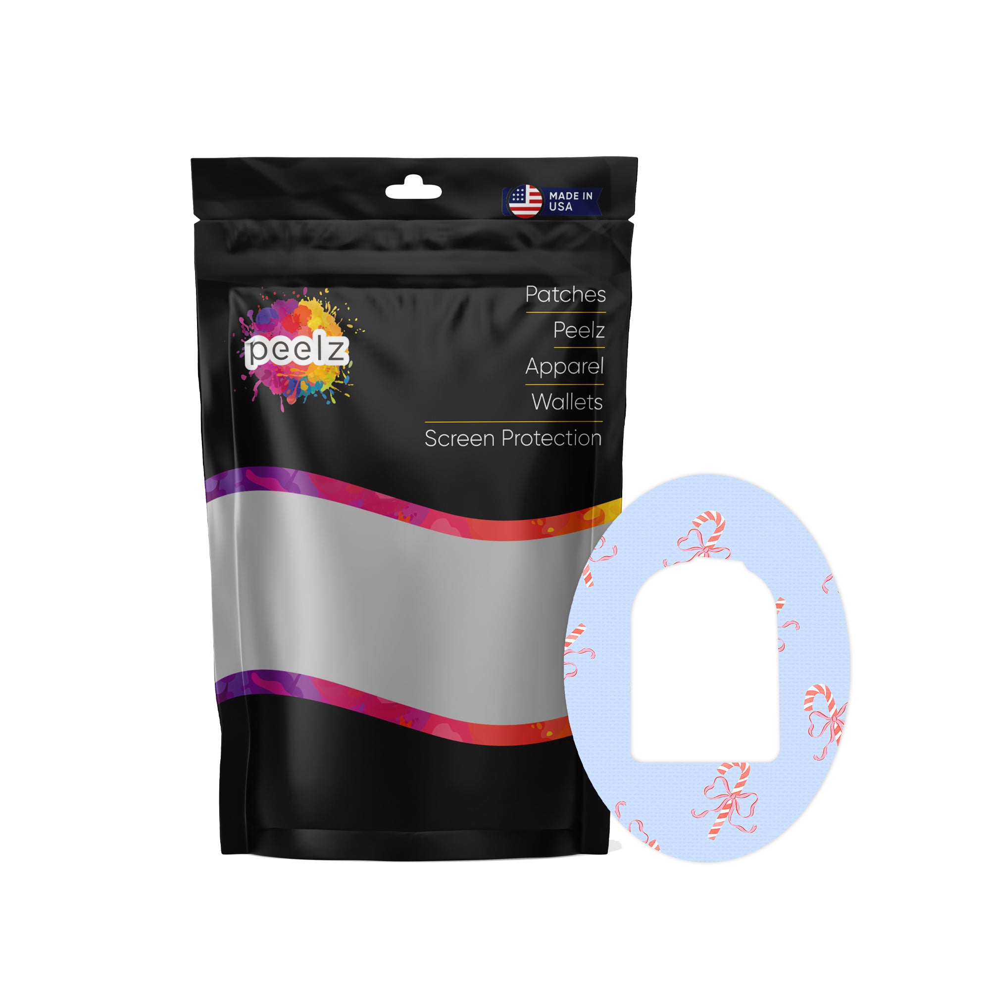 Candy Cane Lane Pod Patch Tape - Pump Peelz