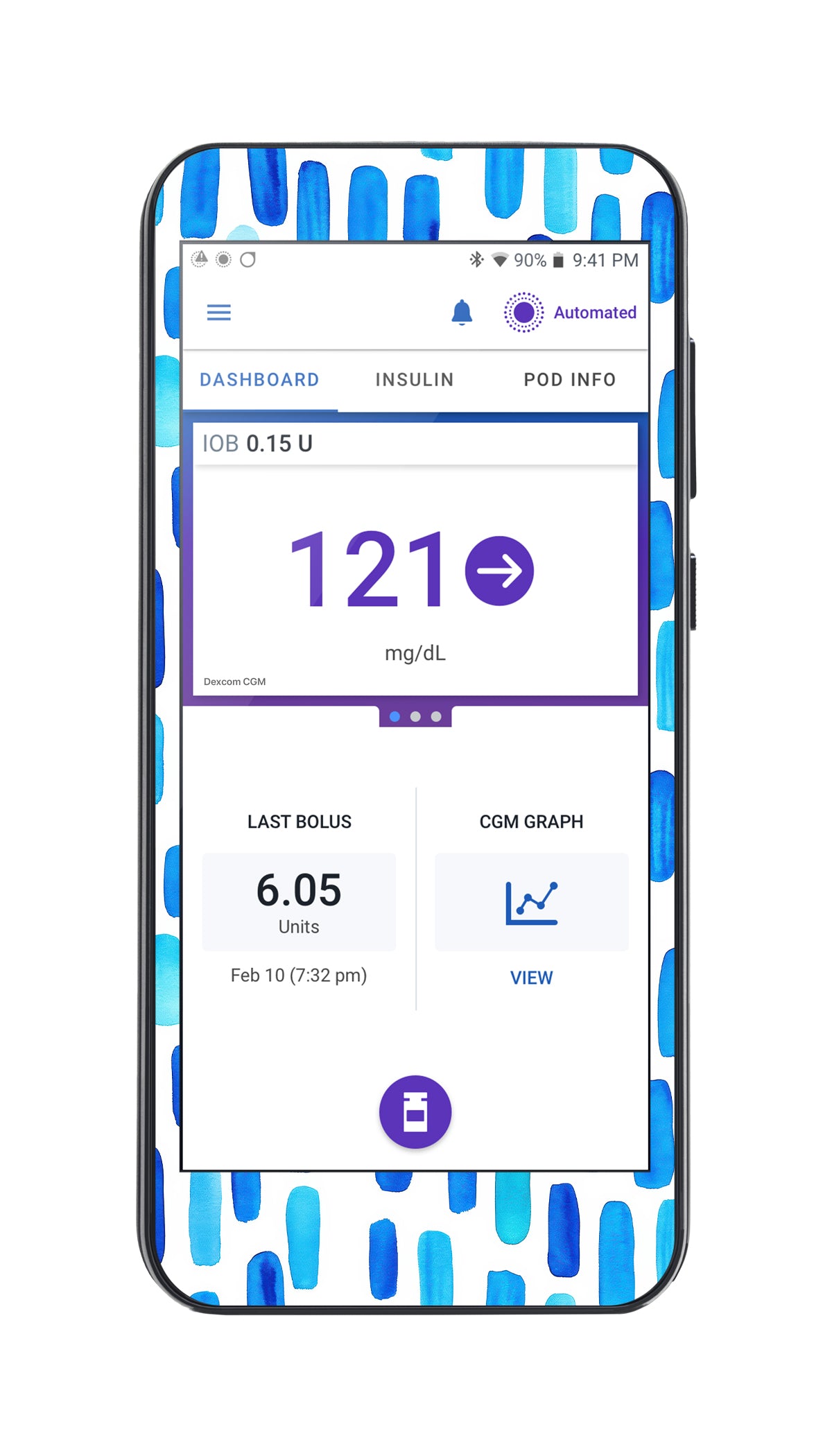 Level Lines Sticker for Omnipod® 5 Controller – Pump Peelz