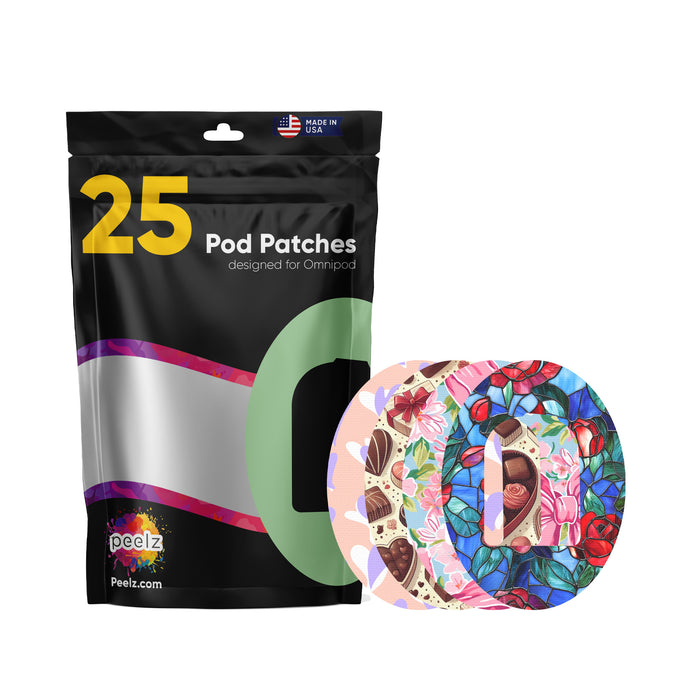 Valentines 2025 Variety Pack Patch Tape Designed for the Omnipod