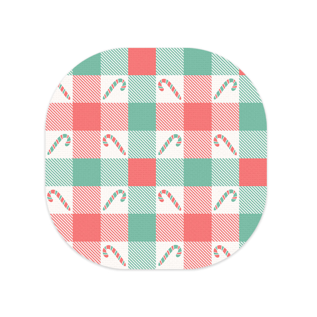 Peppermint Plaid Overpatch Tape - Pump Peelz