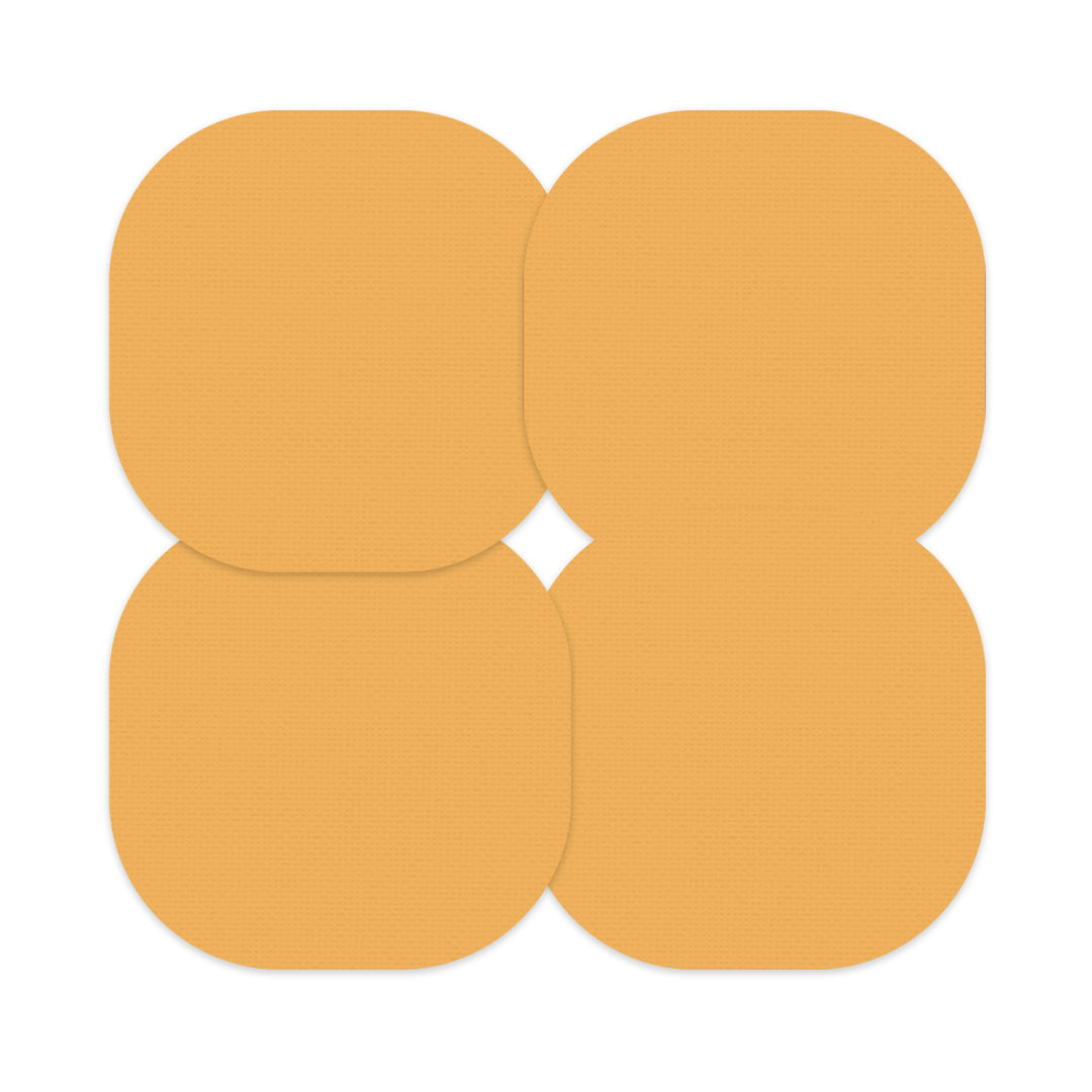 Solid Color Mustard Overpatch Tape - Pump Peelz