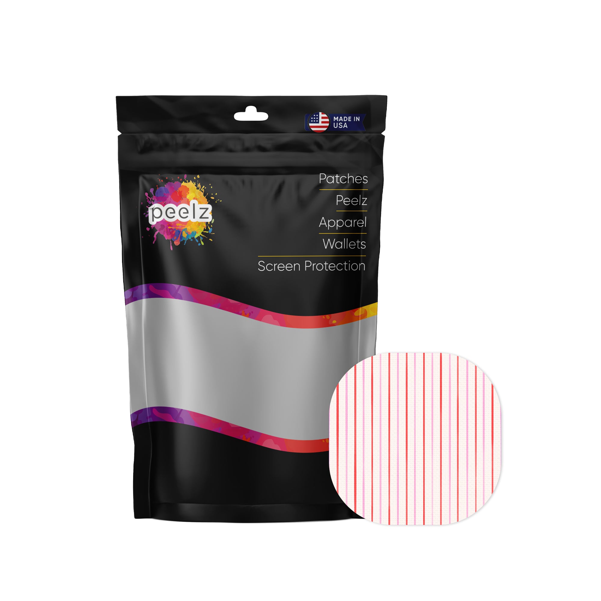 Peppermint Stripes Overpatch Tape - Pump Peelz