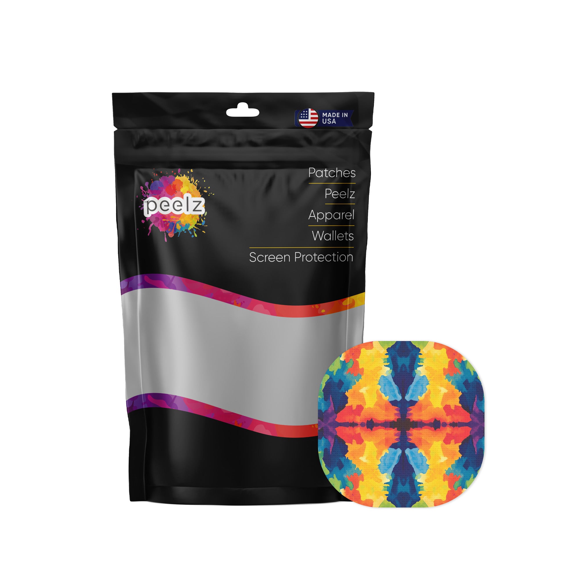 Bright Tie Dye Overpatch Tape - Pump Peelz