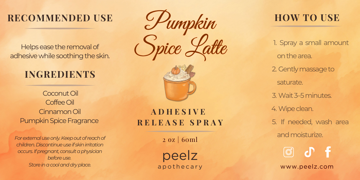 Pumpkin Spice Latte Adhesive Release Spray