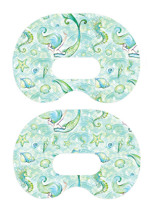 Pastel Mermaids Patch+ Medtronic CGM Tape - Pump Peelz