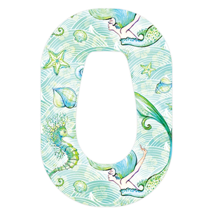 Pastel Mermaids Patch+ Tape Designed for the DEXCOM G6 - Pump Peelz