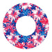 Patriotic Flowers Patch Patch Tape Designed for the FreeStyle Libre 2-Pump Peelz