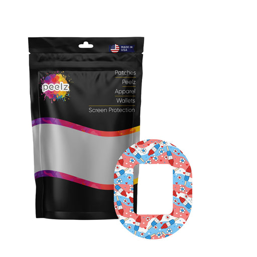 Patriotic Popsicles Patch Tape Designed for the Tandem Mobi-Pump Peelz