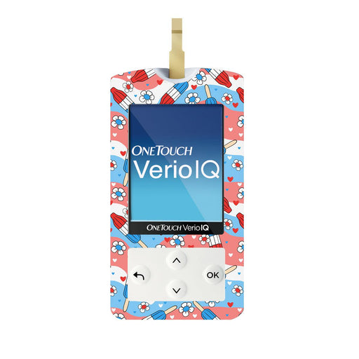 Patriotic Popsicles for OneTouch Verio IQ Glucometer-Pump Peelz