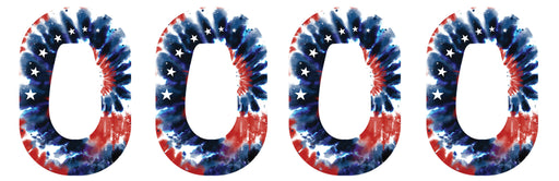 Patriotic Tie Dye Patch Tape Designed for the DEXCOM G6-Pump Peelz