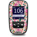 Peach Floral Sticker For The Accu-Chek Guide Glucometer Meter Peelz Accu-Check