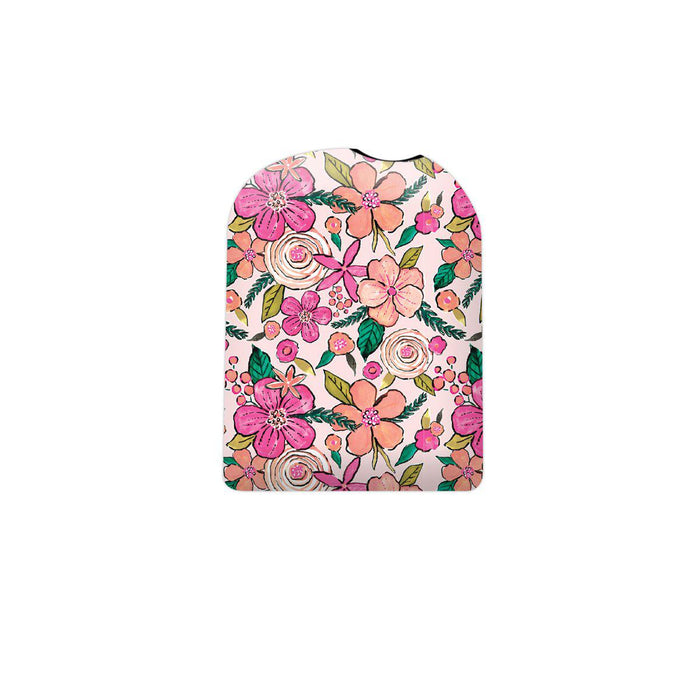 Peach Floral For Omnipod Pump Peelz