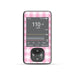 Pink Plaid DEXCOM G7 and Stelo and G6 Receiver Sticker-Pump Peelz