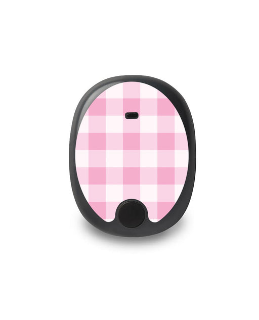 Pink Plaid Eversense Smart Transmitter-Pump Peelz