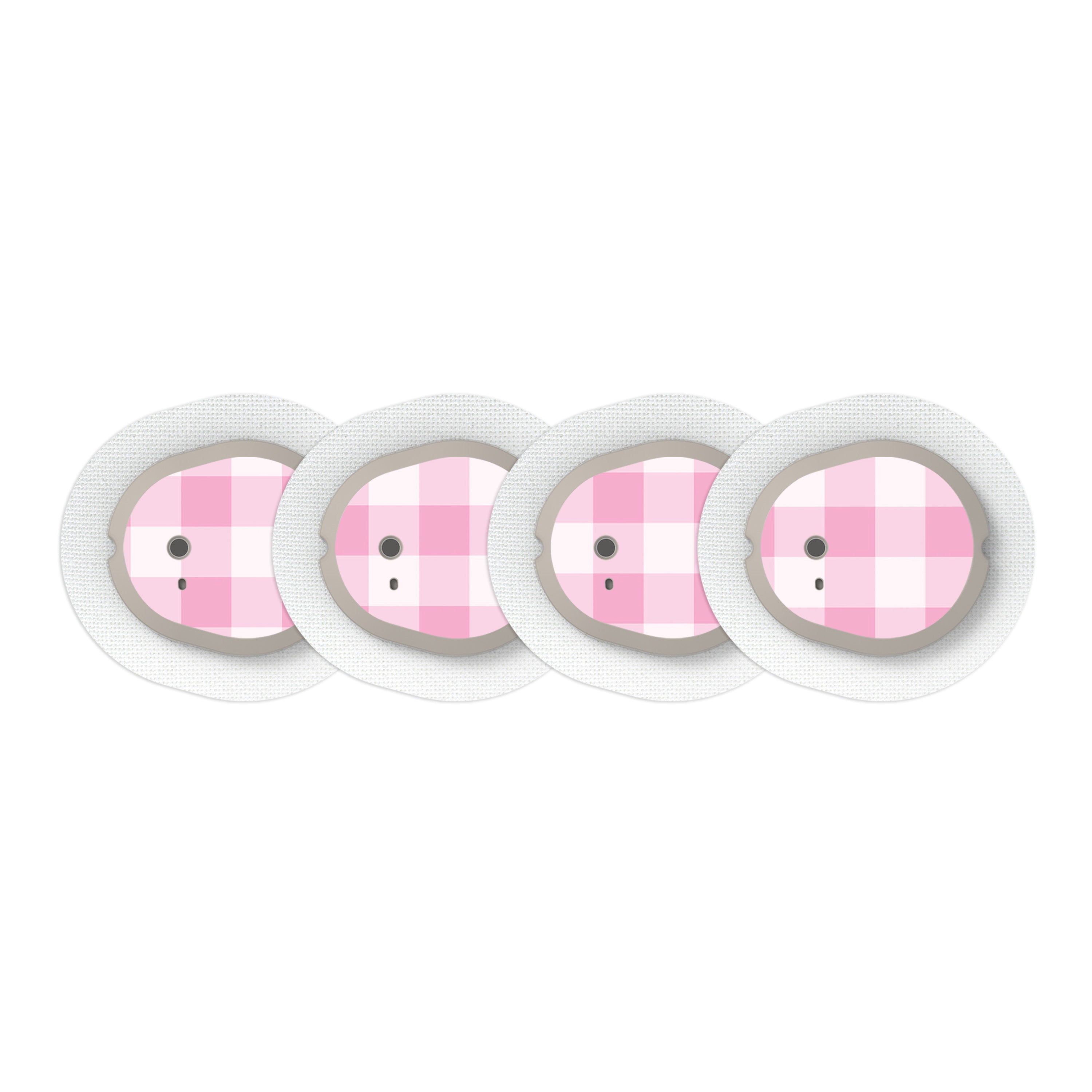 Pink Plaid Sticker Designed for the DEXCOM G7 and Stelo Transmitter ...