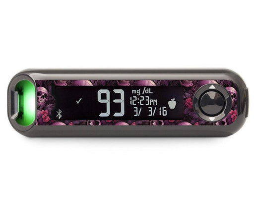 Pink Skulls Bayer Contour© Next One Glucometer-Pump Peelz