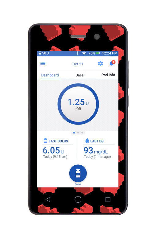 Pixel Hearts for Omnipod DASH™-Pump Peelz