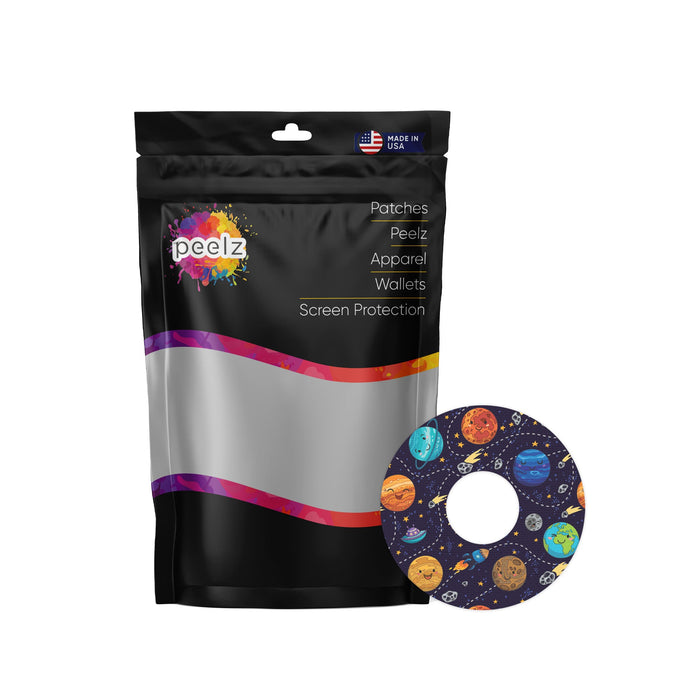 Planetary Patch Tape Designed for the FreeStyle Libre 3-Pump Peelz