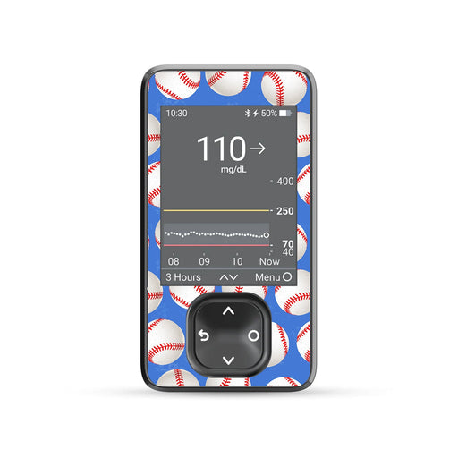 Play Ball DEXCOM G7 and Stelo and G6 Touchscreen Receiver Sticker-Pump Peelz