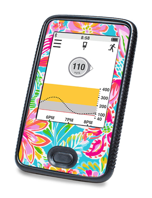 Preppy Flowers DEXCOM G6 Touchscreen Receiver-Pump Peelz