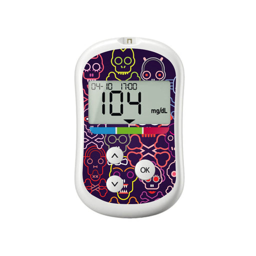 Psycho Skullls OneTouch Verio Flex Glucometer-Pump Peelz