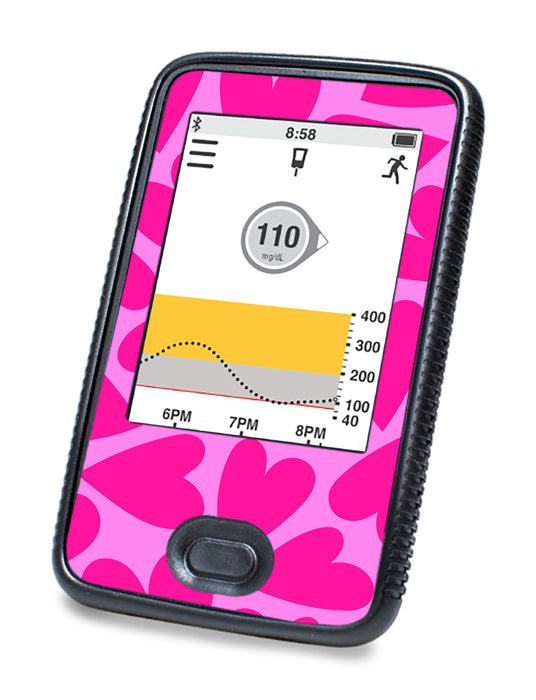 Puffy Hearts DEXCOM G6 Touchscreen Receiver-Pump Peelz