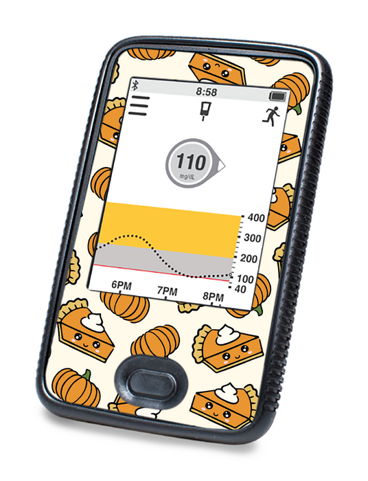 Pumpkin Pie DEXCOM G6 Touchscreen Receiver-Pump Peelz