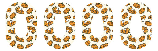 Pumpkin Pie Patch Tape Designed for the DEXCOM G6-Pump Peelz