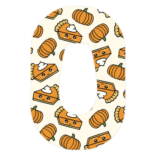 Pumpkin Pie Patch Tape Designed for the DEXCOM G6-Pump Peelz