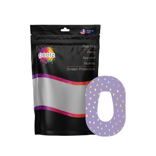 Purple Pastel Patch Tape Designed for the DEXCOM G6-Pump Peelz