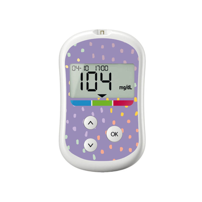 Purple Pastel for OneTouch Verio Flex Glucometer-Pump Peelz