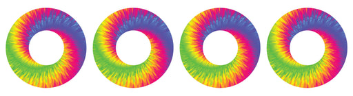 Rainbow Tie Dye Patch+ Tape Designed for the FreeStyle Libre 2 - Pump Peelz