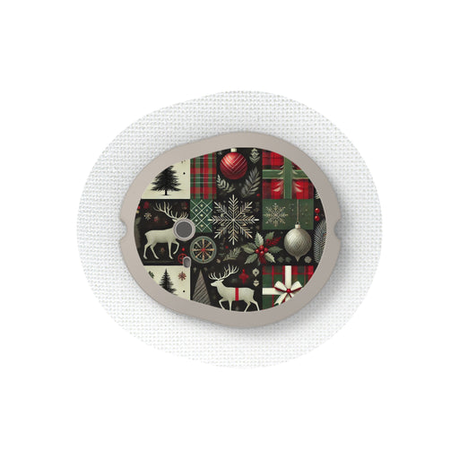 Reindeer Paper Sticker Designed for the DEXCOM G7 and Stelo Transmitter-Pump Peelz