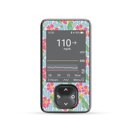 Retro Parrots DEXCOM G7 and Stelo Touchscreen Receiver-Pump Peelz