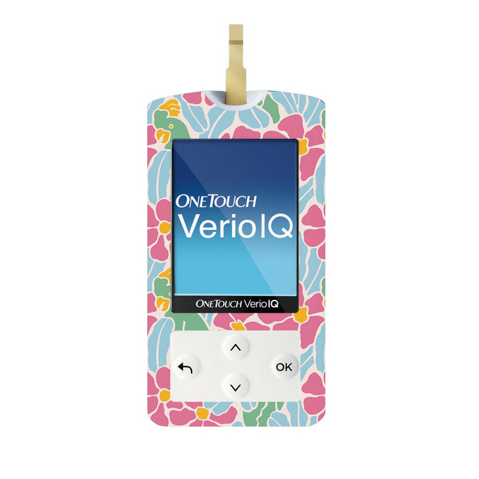 Retro Parrots for OneTouch Verio IQ Glucometer-Pump Peelz