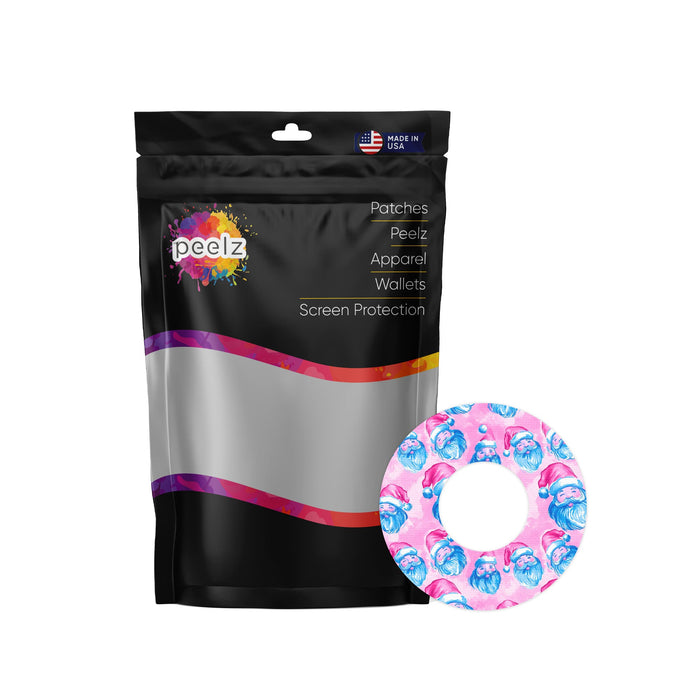 Santa Patch Tape Designed for the FreeStyle Libre 2-Pump Peelz