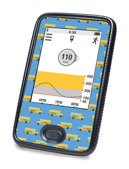 School Bus Designed For Dexcom G6 Touchscreen Receiver Peelz Dexcom Continuous Glucose Monitor