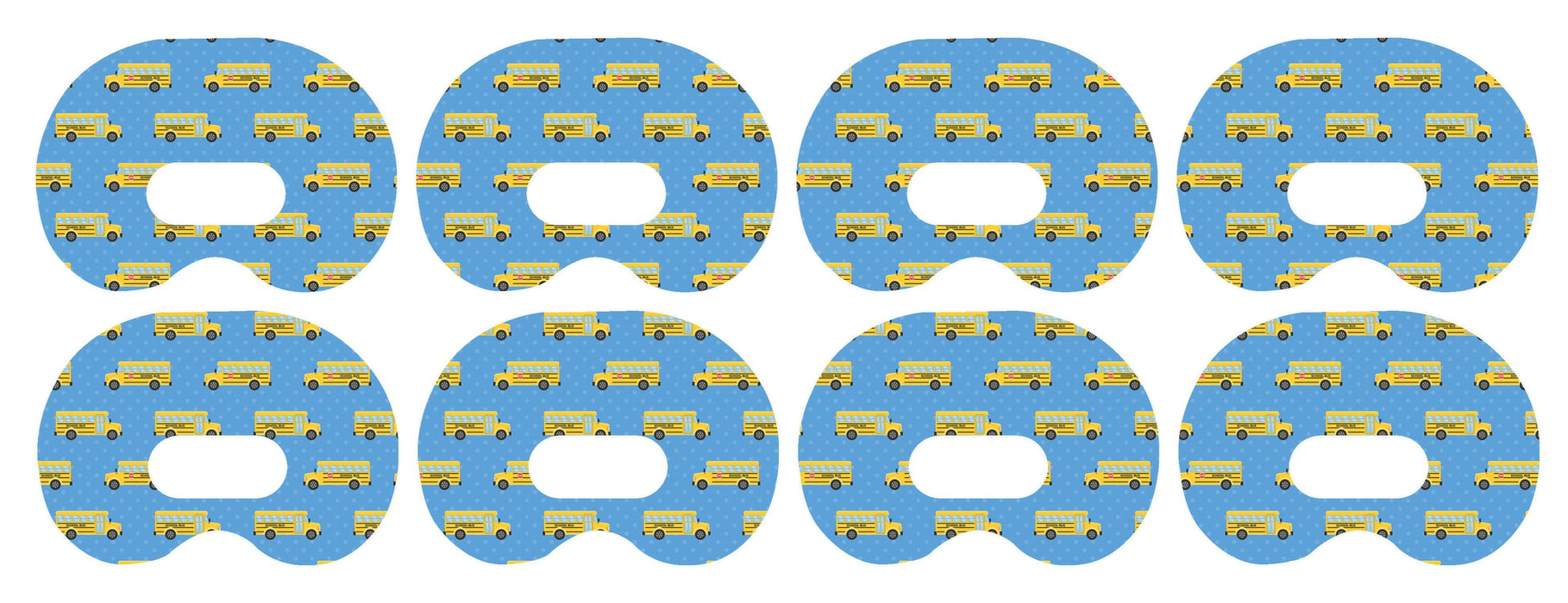 School Bus Patch+ Medtronic CGM Tape - Pump Peelz