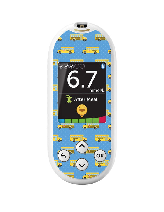 School Bus For Onetouch Verio Reflect Glucometer Peelz