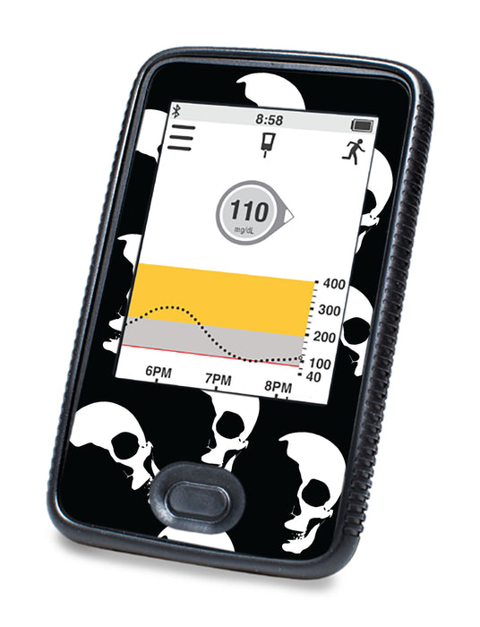 Shadow Skulls DEXCOM G6 Touchscreen Receiver-Pump Peelz