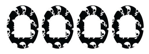 Shadow Skulls Patch Omnipod Tape-Pump Peelz