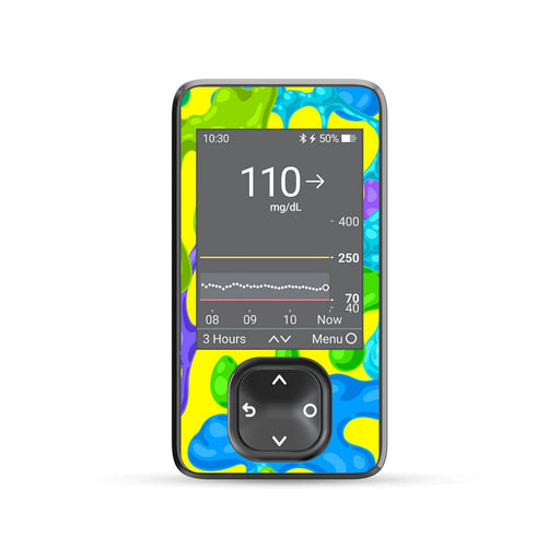 Slimey DEXCOM G7 and Stelo and G6 Touchscreen Receiver Sticker-Pump Peelz