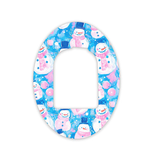 Snowman Patch Tape Designed for the Omnipod-Pump Peelz