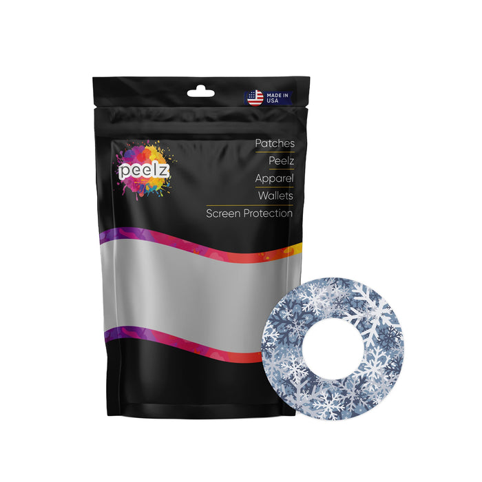 Snowy Camo Patch Tape Designed for the FreeStyle Libre 2-Pump Peelz